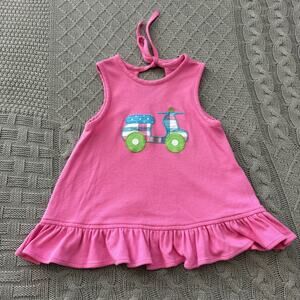 Kelly's Kids Pink Scooter Appliqué Tunic ~ 3/4